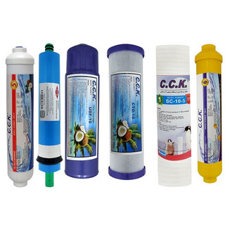 فیلتر تصفیه آب cck مجموعه 6 عددی